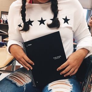 ❤️Highline Collective Five Star Sweatshirt Croptop